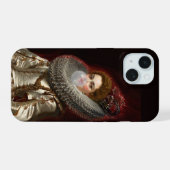 Bubble gum Diva Marchesa iPhone 15 Case (Achterkant horizontaal)