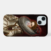 Bubble gum Diva Marchesa iPhone 15 Case (Achterkant horizontaal)