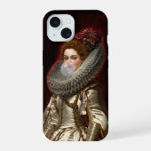 Bubble gum Diva Marchesa iPhone 15 Case (Achterkant)