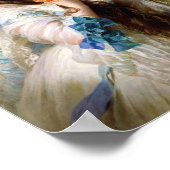 Bubble Gum Diva met Blue Ribbons Poster (Hoek)