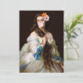 Bubble Gum Diva met twee bloemen Bedankkaart (Staand voorkant)