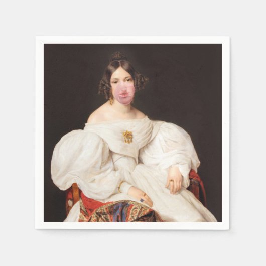 Bubble Gum Diva Servet (Voorkant)