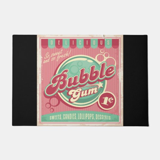 Bubble Gum Doormat Deurmat (Voorkant)