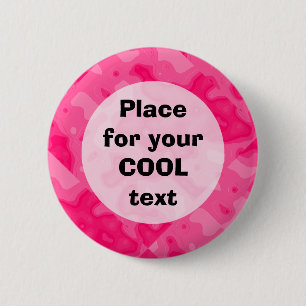Bubble Gum Factory Accident Sjabloon (rond) Ronde Button 5,7 Cm