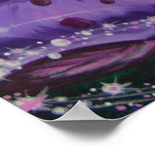 Bubble Gum Fairy and Dragon Fantasy Art Print (Hoek)