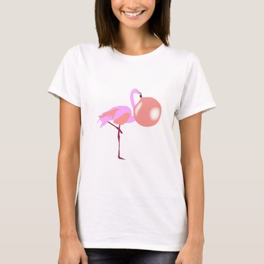 Bubble Gum Flamingo Bgloing Bubble T-shirt (Voorkant)