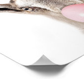 Bubble Gum Geitenwand Print (Hoek)