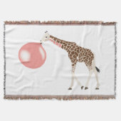 Bubble Gum Giraffe Baling Bubble Deken (Voorkant)