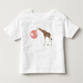 Bubble Gum Giraffe Baling Bubble Kinder Shirts (Voorkant)