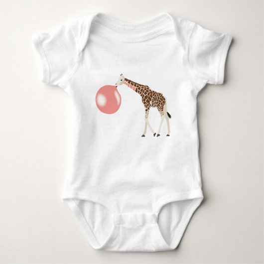 Bubble Gum Giraffe Baling Bubble Romper (Voorkant)