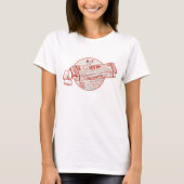 Bubble gum grappige tonijn vis smaak t-shirt (Voorkant)