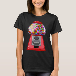 Bubble Gum Gumball Machine Halloween Amerika Juli T-shirt