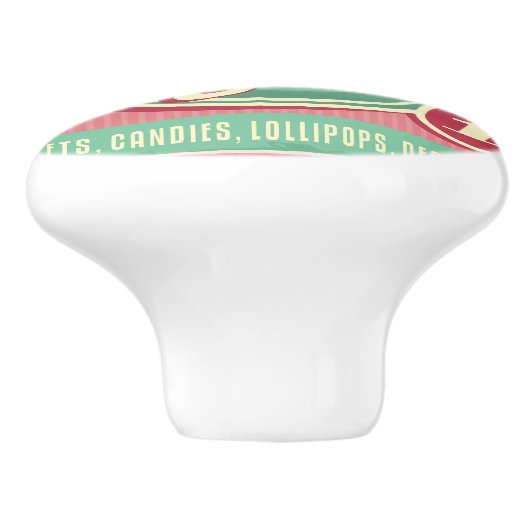 Bubble Gum Knob Keramische Knop (Zijkant)