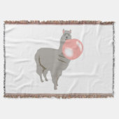 Bubble Gum Llama Bgloebel Deken (Voorkant)