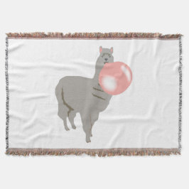 Bubble Gum Llama Bgloebel Deken