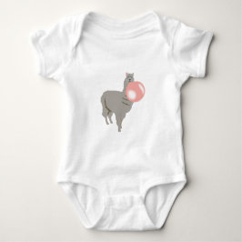 Bubble Gum Llama Bgloebel Romper