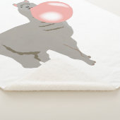 Bubble Gum Llama Bgloebel Sherpa Deken (3/4)