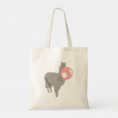 Bubble Gum Llama Bgloebel Tote Bag (Achterkant)