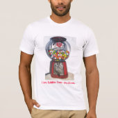 Bubble Gum Machine Art T-shirt (Voorkant)