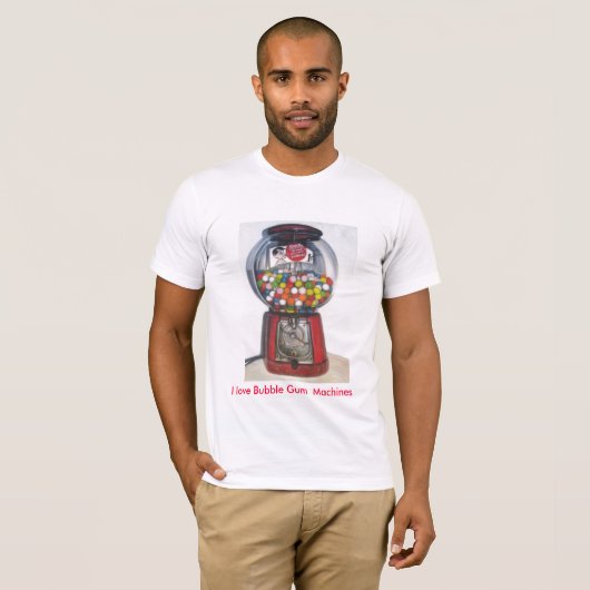Bubble Gum Machine Art T-shirt (Voorkant volledig)