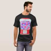Bubble Gum Machine Gumball Machine Rainbow Hout T-shirt (Voorkant volledig)