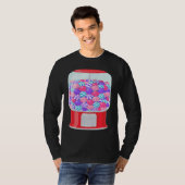 Bubble Gum Machine Gumball Machine Rainbow Hout T-shirt (Voorkant volledig)