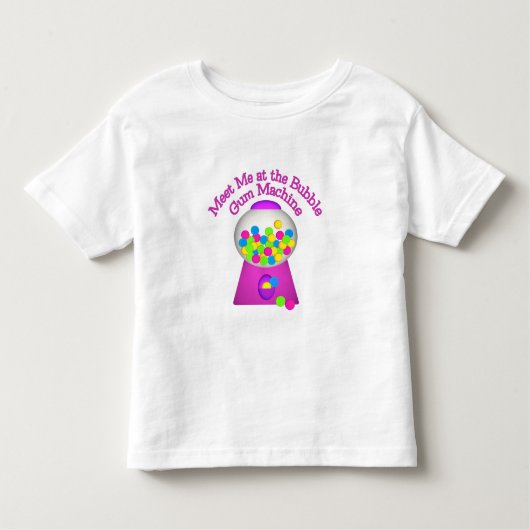 Bubble Gum Machine Kinder Shirts (Voorkant)