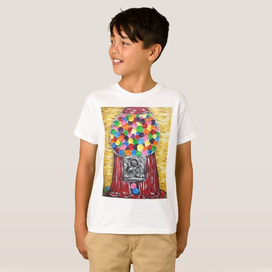 "Bubble Gum Machine" T-shirt (Voorkant volledig)