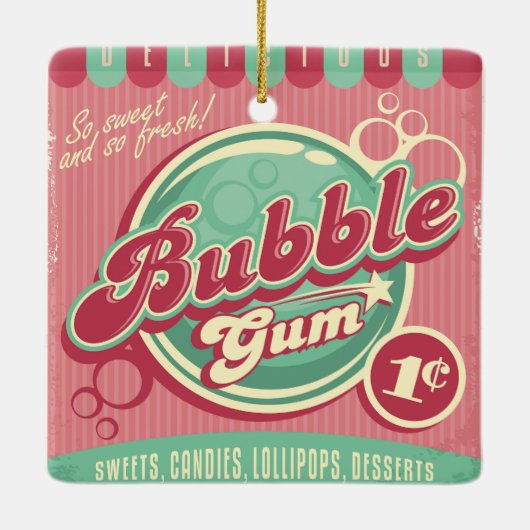 Bubble Gum Ornament (Achterkant)