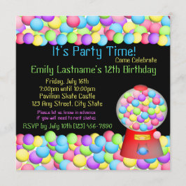 Bubble Gum Party Kaart