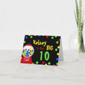 Bubble Gum Party Uitnodigen (Voorkant)