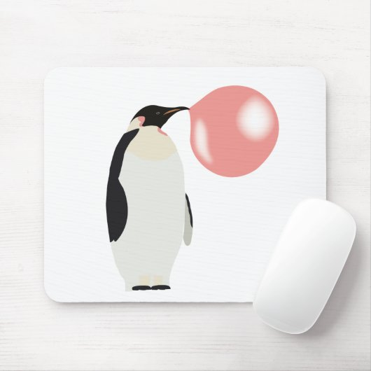 Bubble Gum Penguin Blowcosbubbels Muismat (Met muis)