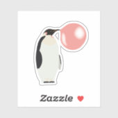 Bubble Gum Penguin Blowcosbubbels Sticker (Vel)