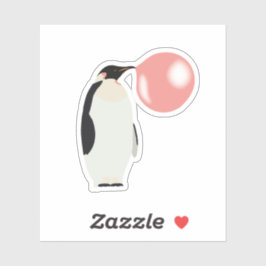 Bubble Gum Penguin Blowcosbubbels Sticker