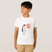 Bubble Gum Penguin Blowcosbubbels T-shirt (Voorkant volledig)