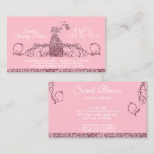 Bubble Gum Pink Cleaning Mousserend Maid Janitoria Visitekaartje (Voorkant / Achterkant)