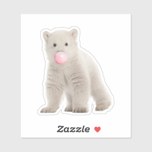 Bubble Gum Polar Beer Vinyl Sticker (Vel)