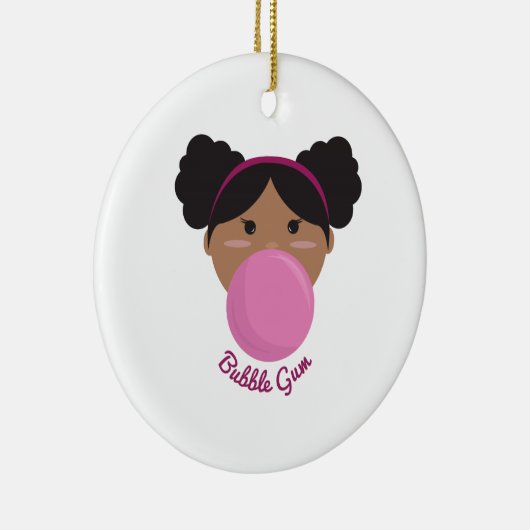 Bubble Gum Princess Keramisch Ornament (Rechts)