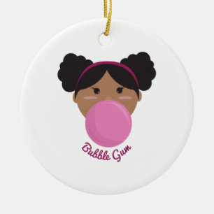 Bubble Gum Princess Keramisch Ornament