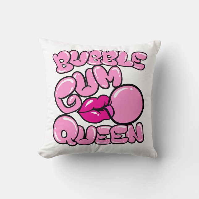 Bubble Gum Queen Bubblegum Kussen (Voorkant)