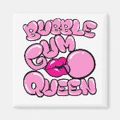 Bubble Gum Queen Bubblegum Magneet (Voorkant)