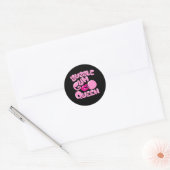 Bubble Gum Queen Ronde Sticker (Envelop)