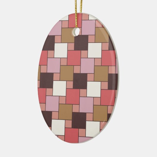 Bubble Gum Sorbet Keramisch Ornament (Links)