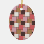 Bubble Gum Sorbet Keramisch Ornament (Voorkant)