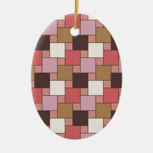 Bubble Gum Sorbet Keramisch Ornament (Voorkant)