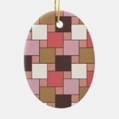 Bubble Gum Sorbet Keramisch Ornament (Achterkant)