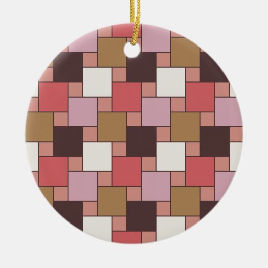 Bubble Gum Sorbet Keramisch Ornament (Voorkant)