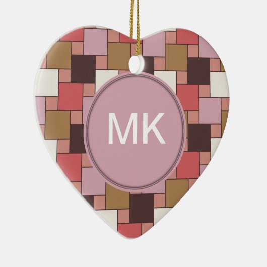 Bubble Gum Sorbet Keramisch Ornament (Rechts)