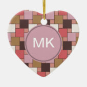 Bubble Gum Sorbet Keramisch Ornament (Voorkant)