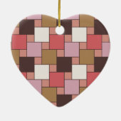 Bubble Gum Sorbet Keramisch Ornament (Achterkant)